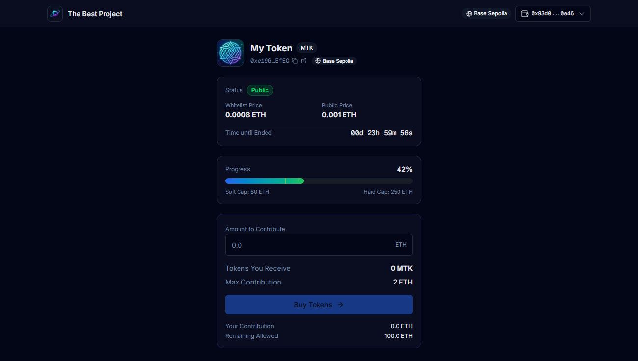 Token Manager — Client preview